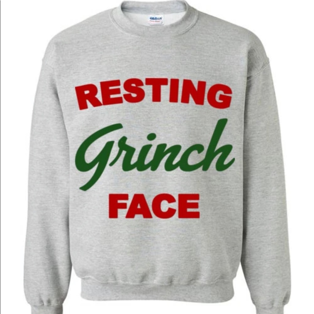 🌲 Resting Grinch Face Sweater🌲